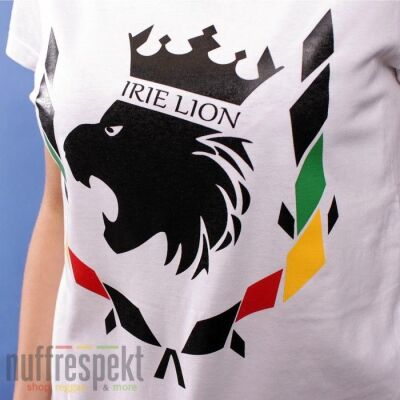 Irie Lion ladies t-shirt - white