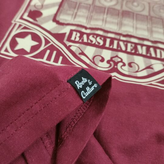 Bass Line Mad, Burnin'Up the Place t-shirt | burgundy