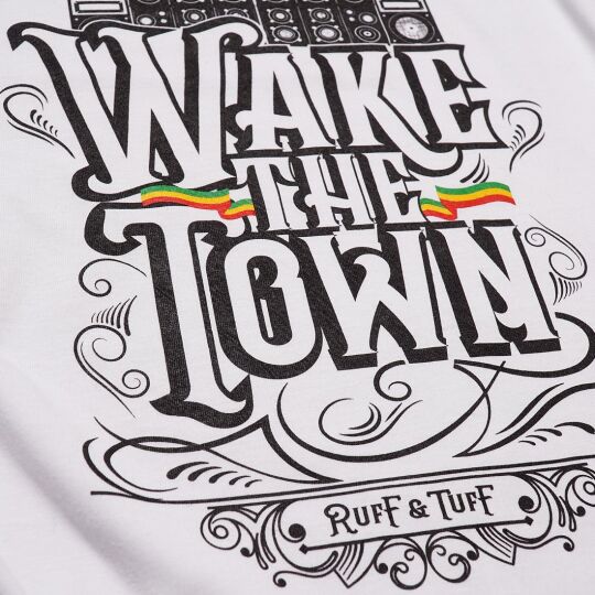Wake the Town Ruff & Tuff ladies tshirt