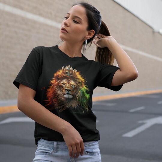 T-shirt Jah's Mighty Lion