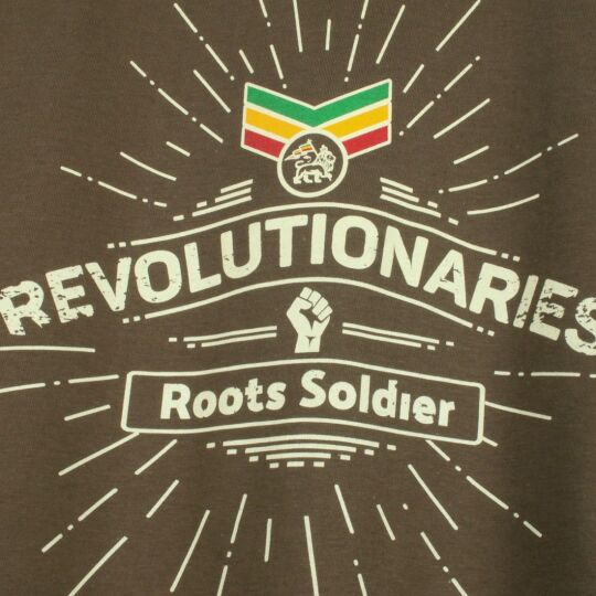 Revolutionaries Roots Soldier | olive tshirt
