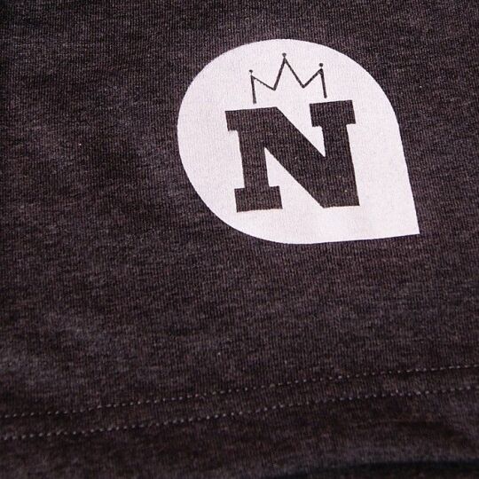 Tshirt Nuff College 0713 - graphite melange