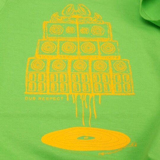 Baby tshirt | Vinyl & Sound System - green