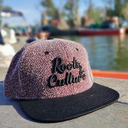 Roots & Culture snapback cap | Red melange