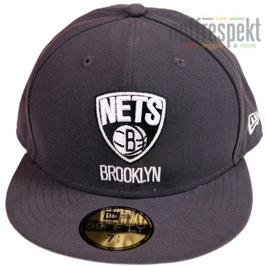New Era Full Cap Brooklyn Nets Basic NBA Graph/Grey