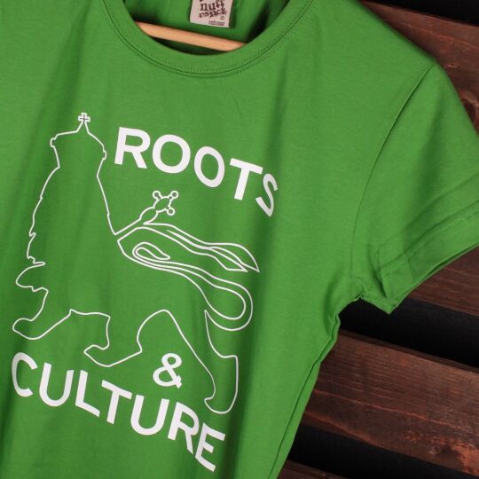 Roots & Culture ladies tee - green