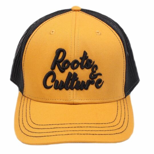 Roots & Culture baseball cap | Mustard yellow