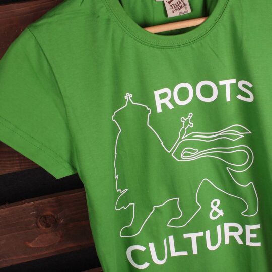 Roots & Culture ladies tee - green