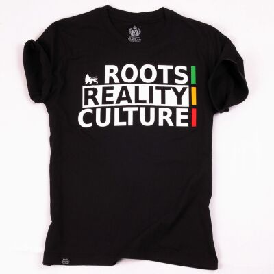 T-shirt Roots Reality Culture | czarny