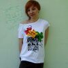One Drop Flowers - rasta reggae tshirt