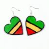 Rasta earrings #7