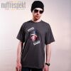 Tshirt męski - Nuff Wear heart 01713 - graphite