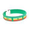 Wsuwana bransoletka - green / rasta