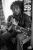 Plakat Bob Marley z gitarą - B&W lp1862