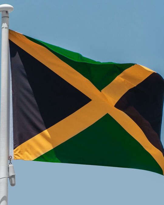 Rasta reggae flags