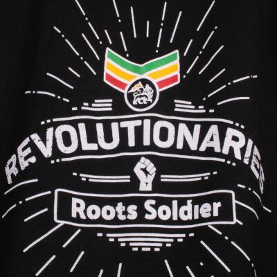 Top na ramiączkach Revolutionaries Roots Soldier | czarny