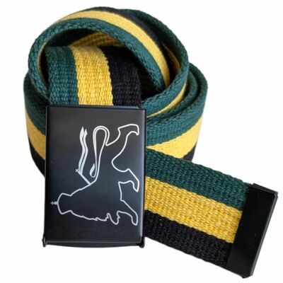 Lion of Zion sackcloth Jamaica color Trouser belt