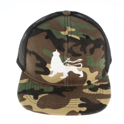 Czapka Truckerka Lion of Judah | Camo & Black