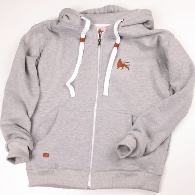 DubLion unisex Zip Hoodie - gray