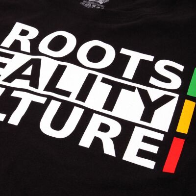 T-shirt Roots Reality Culture | czarny