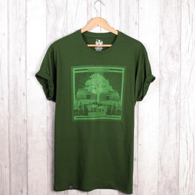 Tree of Life - Bass Culture green t-shirt