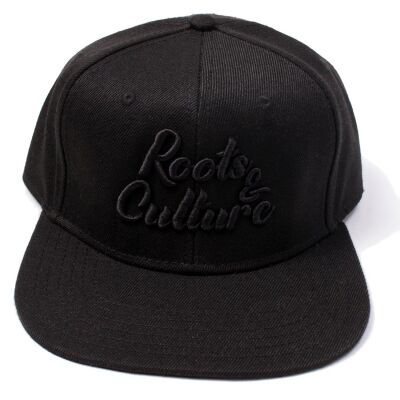 Czapka Snapback Roots & Culture | Black&Black