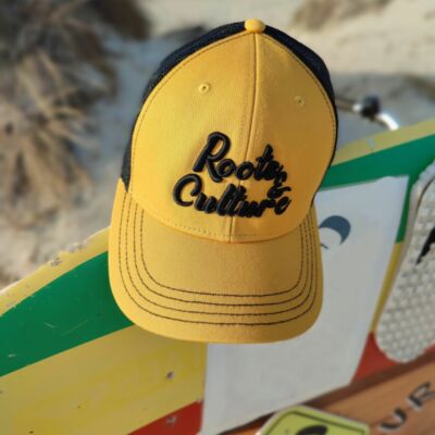 Roots & Culture baseball cap | Mustard yellow