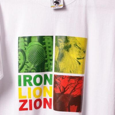 Top damski - Iron Lion Zion - biel