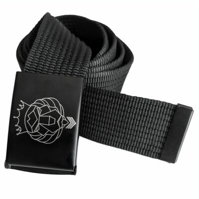 Lion Spirit webbing belt, black Trouser belt