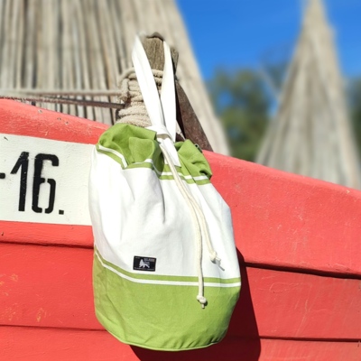 Nuff Respekt Duffel bag - Natural & Green