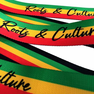 Pasek do spodni Roots z klamrą Rasta Courage