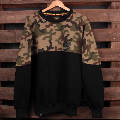 Dub Lion crewneck sweatshirt camo - RASPECT