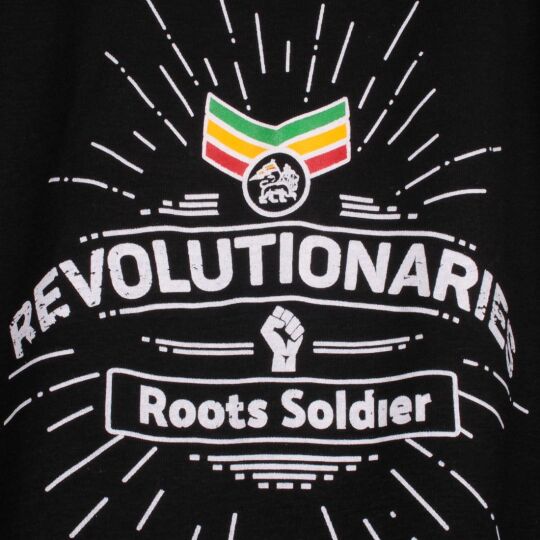 Top na ramiączkach Revolutionaries Roots Soldier | czarny