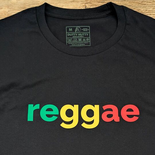 Czarny tshirt - Reggae