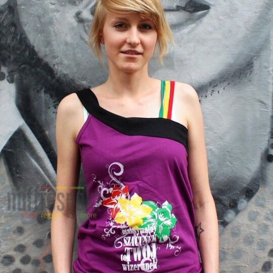 Tank Top - Rasta Flowers - Nuff Respekt 