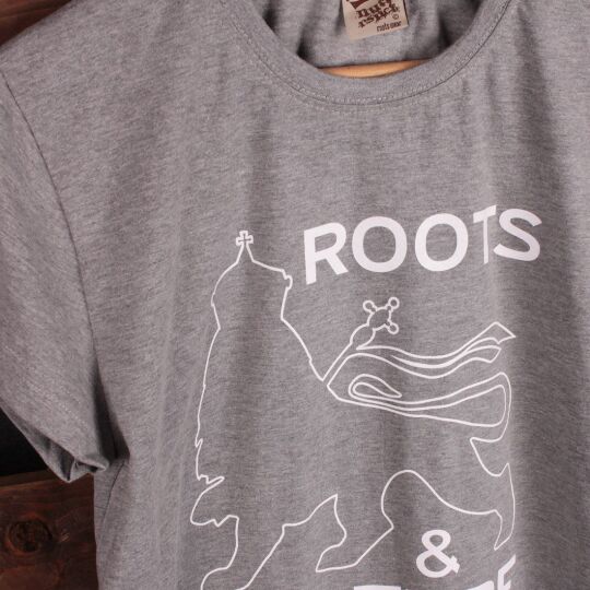 Damski tshirt Roots & Culture | Szary