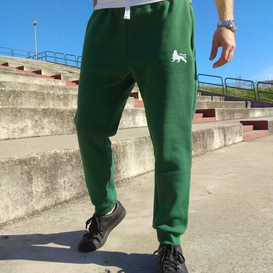 Dub Lion jogging trackies | green