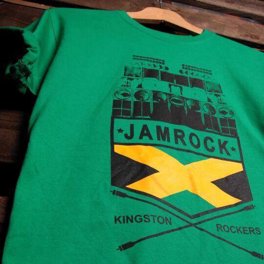 T-shirt Jamrock Kingston Rockers | zielony