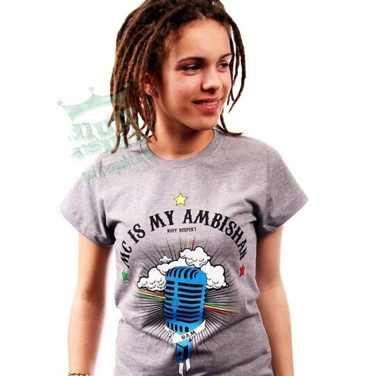 Damska koszulka Mc Is My Ambishan - Bam Bam /reggae riddims/