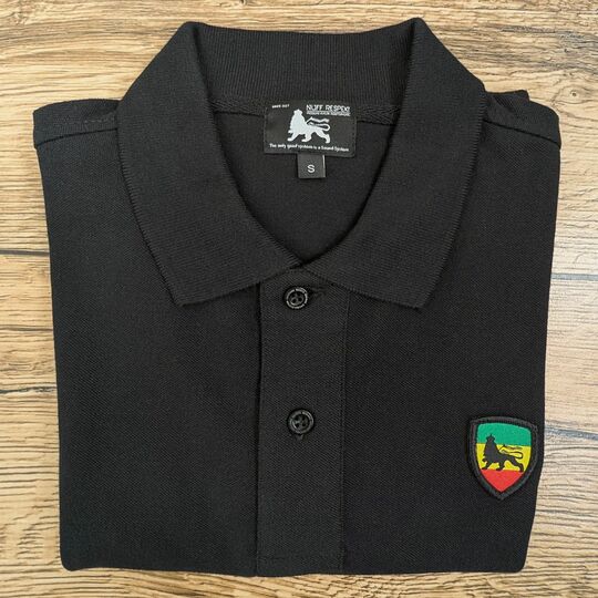 Czarna koszulka Polo - Reggae Vibes