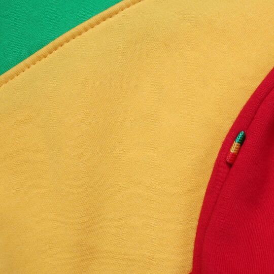 Striped Rasta Colour Block Hoodie