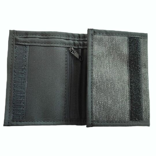 Dub Lion Wallet in shades of gray mélange and Rasta Reggae colors