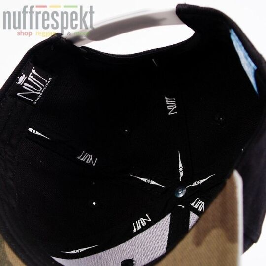 Nuff Wear snapback cap - Black & Gray