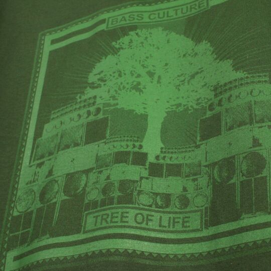 Tree of Life - Bass Culture green t-shirt