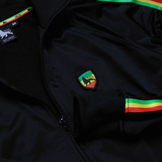 Track top jacket The Lion of Judah, Striped Rasta Tape Track Jacket