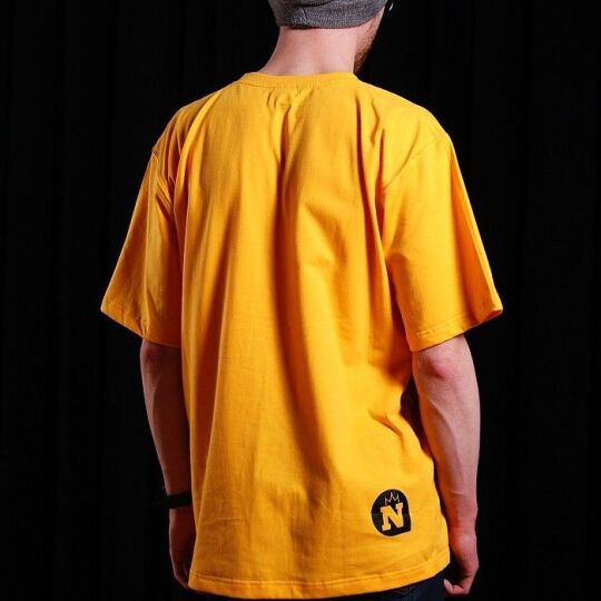 Tshirt męski - Nuff Wear - Wood & Chain 00513 - yellow