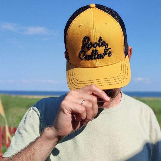 Roots & Culture baseball cap | Mustard yellow