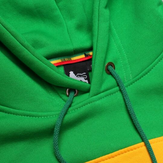 Striped Rasta Colour Block Hoodie