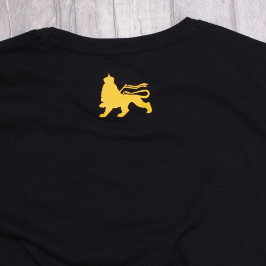 Tshirt damski Rasta Jah Lion | czarny