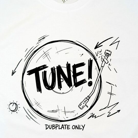 Koszulka TUNE! - Dubplate Only | Biała
